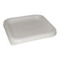 Couvercle carré blanc grand Hygiplas