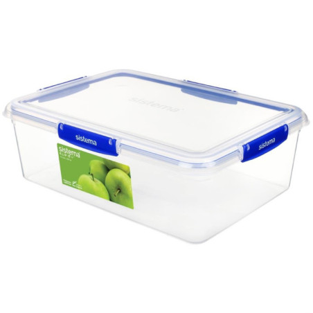 Boîte alimentaire rectangulaire Sistema Klip It Plus 7,5L