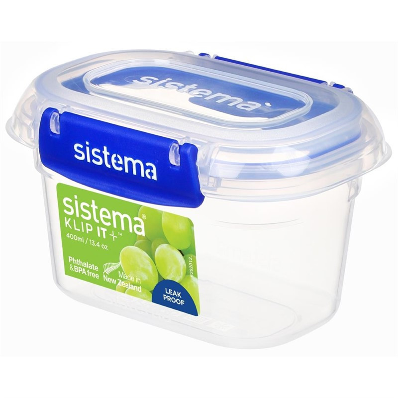 Boîte alimentaire rectangulaire Sistema Klip It Plus 400ml