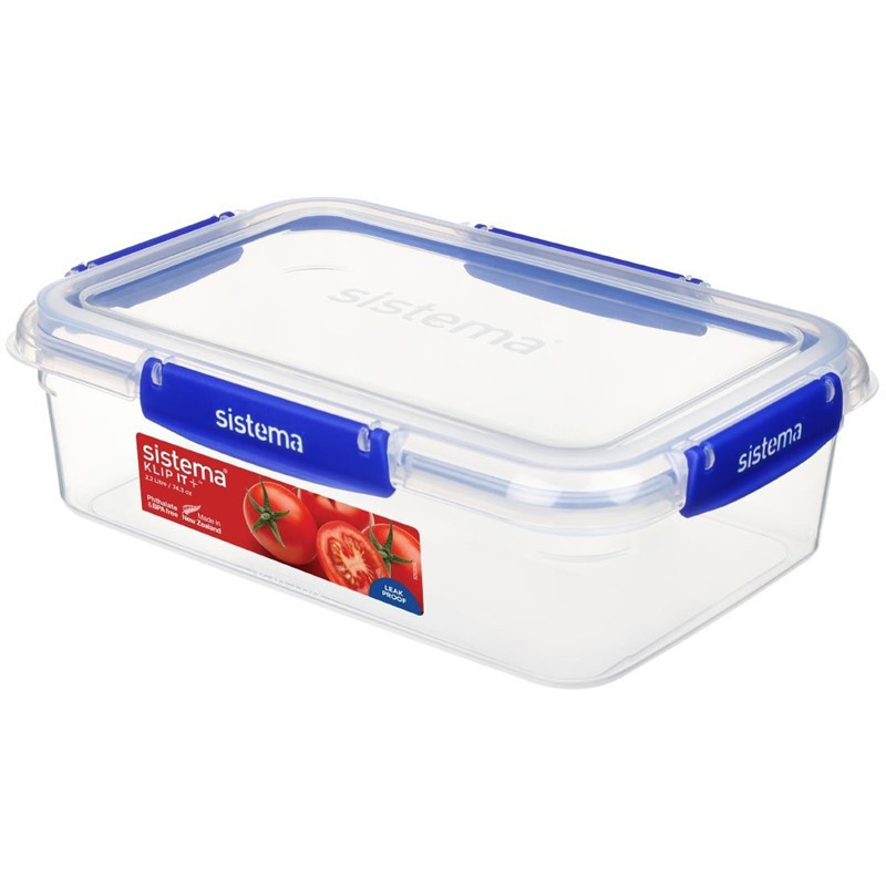 Boîte alimentaire rectangulaire Sistema Klip It Plus 2,2L