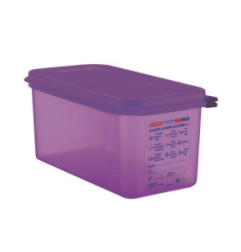 Bac hermétique violet antiallergénique GN1/3 Araven 6L