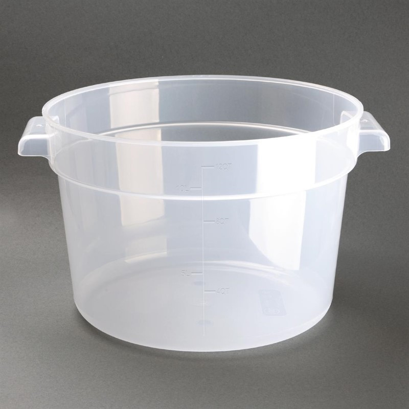 Conteneur alimentaire rond en polypropylène Vogue 10L