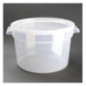Conteneur alimentaire rond en polypropylène Vogue 10L