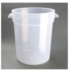 Conteneur alimentaire rond en polypropylène Vogue 20L