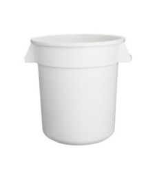 Conteneur rond blanc Vogue 38L