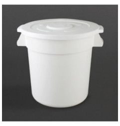 Conteneur rond blanc Vogue 76L