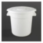 Conteneur rond blanc Vogue 76L