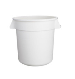 Conteneur rond blanc Vogue 76L