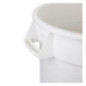 Conteneur rond blanc Vogue 76L
