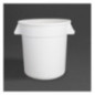 Conteneur rond blanc Vogue 76L