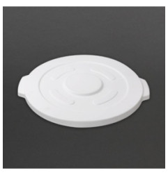 Couvercle pour conteneur rond blanc Vogue 38L