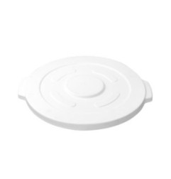 Couvercle pour conteneur rond blanc Vogue 76L