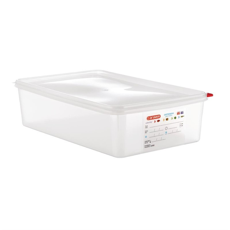 Boîte alimentaire GN1/1  Araven 13,7L (Lot de 4)