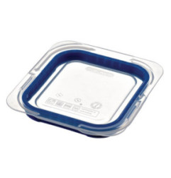 Couvercle bleu en ABS sans BPA Araven GN1/6