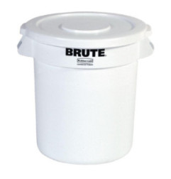 Collecteur Rubbermaid Brute blanc 37,9L