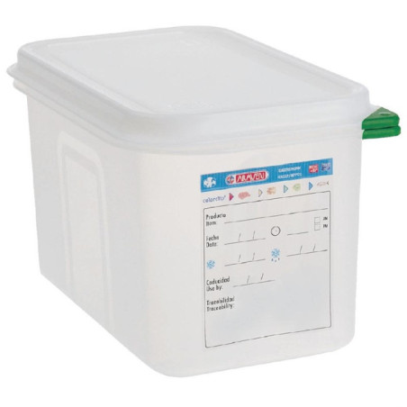 Boîtes alimentaires en polypropylène GN 1/4  Araven 4,3L (lot de 4)