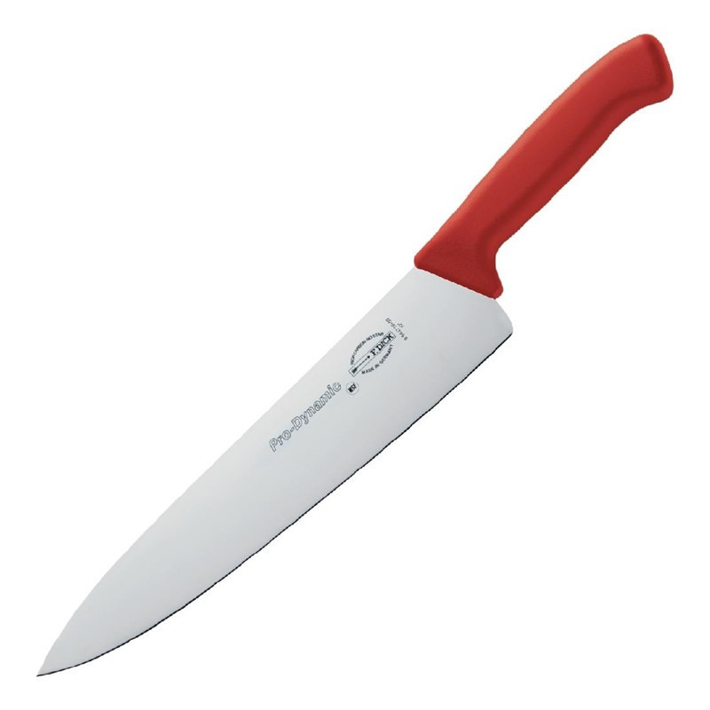 Couteau de cuisinier Dick Pro Dynamic HACCP rouge 255mm