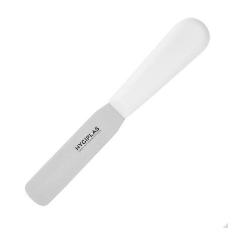 Couteau spatule droit Hygiplas blanc 100mm