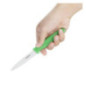 Couteau d office Hygiplas vert 7,5 cm