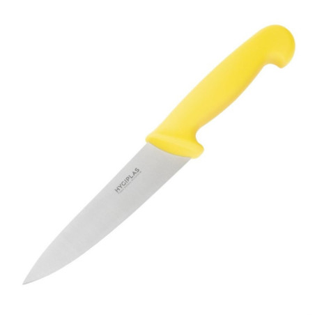 Couteau de cuisinier Hygiplas jaune 160mm