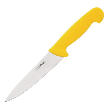 Couteau de cuisinier Hygiplas jaune 160mm