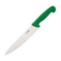 Couteau de cuisinier Hygiplas vert 215mm