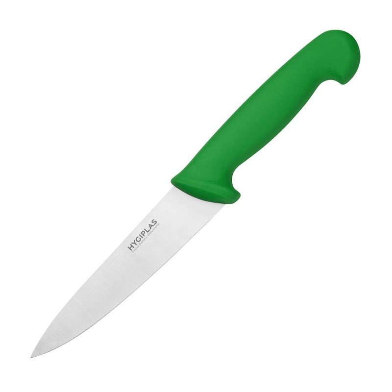 Couteau de cuisinier Hygiplas vert 160mm