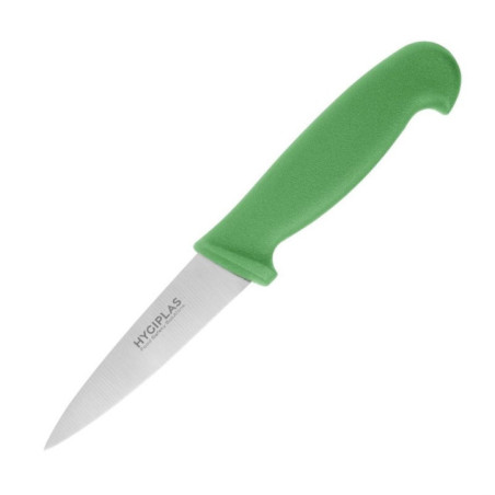 Couteau d'office Hygiplas vert 90mm