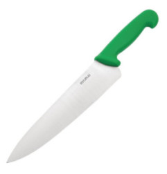 Couteau de cuisinier Hygiplas vert 255mm