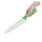 Couteau de cuisinier Hygiplas vert 255mm