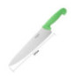 Couteau de cuisinier Hygiplas vert 255mm