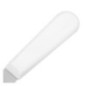 Couteau spatule droit Hygiplas blanc 205mm
