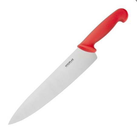 Couteau de cuisinier Hygiplas rouge 255mm