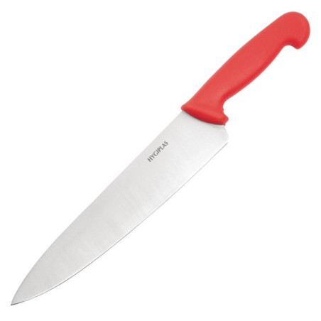 Couteau de cuisinier Hygiplas rouge 255mm