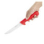 Couteau à désosser à lame rigide Hygiplas rouge 150mm