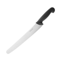 Couteau à pâtisserie denté Hygiplas noir 250mm