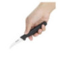 Couteau à éplucher Hygiplas noir 65mm