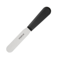 Couteau spatule à lame droite Hygiplas noir 100mm