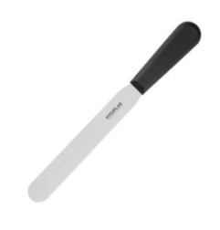 Couteau spatule à lame droite Hygiplas noir 205mm