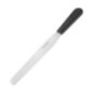Couteau spatule à lame droite Hygiplas noir 255mm