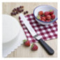Couteau spatule coudé Hygiplas noir 190mm
