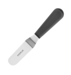 Couteau spatule coudé Hygiplas noir 100mm