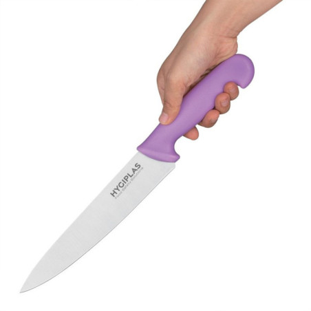 Couteau de cuisinier Hygiplas violet 21,8cm