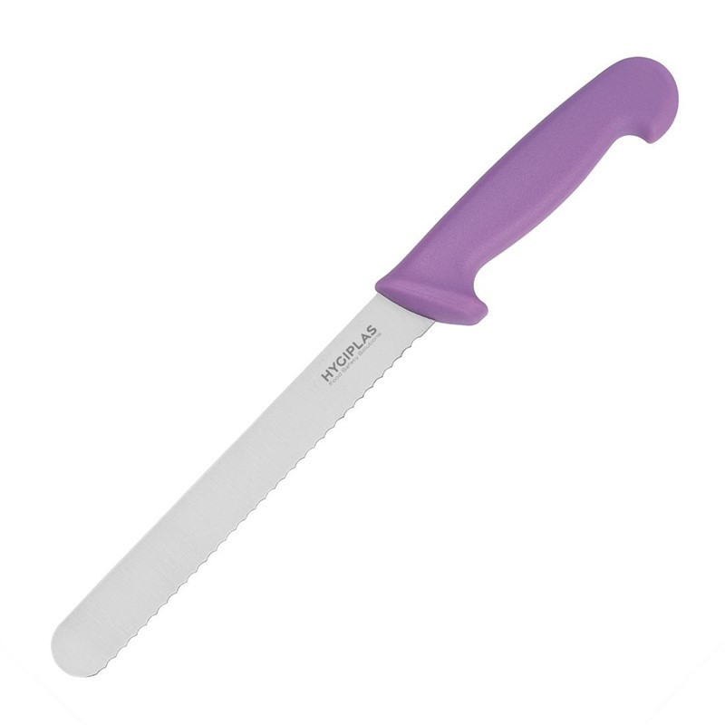 Couteau à pain Hygiplas violet 20cm