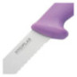 Couteau à pain Hygiplas violet 20cm