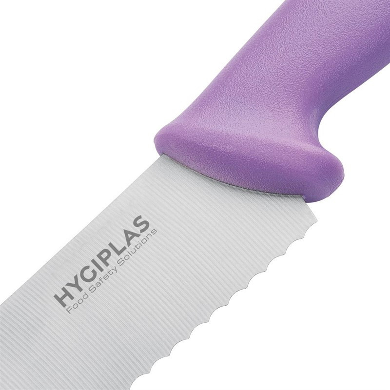 Hygiplas Couteau de Cuisiner Violet 215 mm