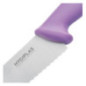 Couteau à pâtisserie denté Hygiplas violet 25cm