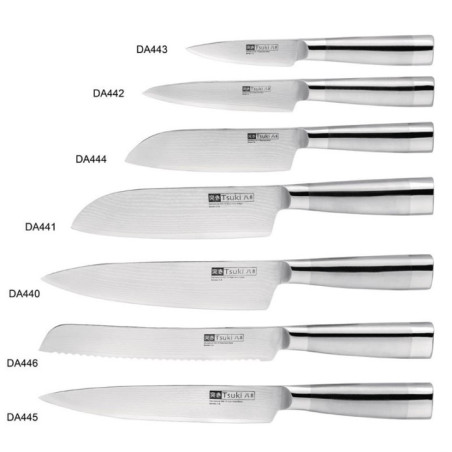 Couteau japonais Santoku Vogue Tsuki Series 8 140mm