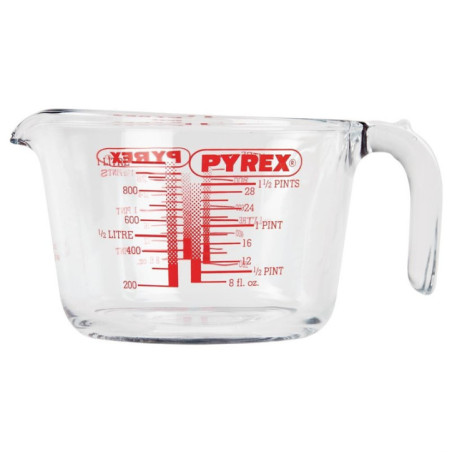 Mesure en verre graduée Pyrex 1L