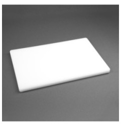 Planche à découper standard épaisse basse densité Hygiplas blanche